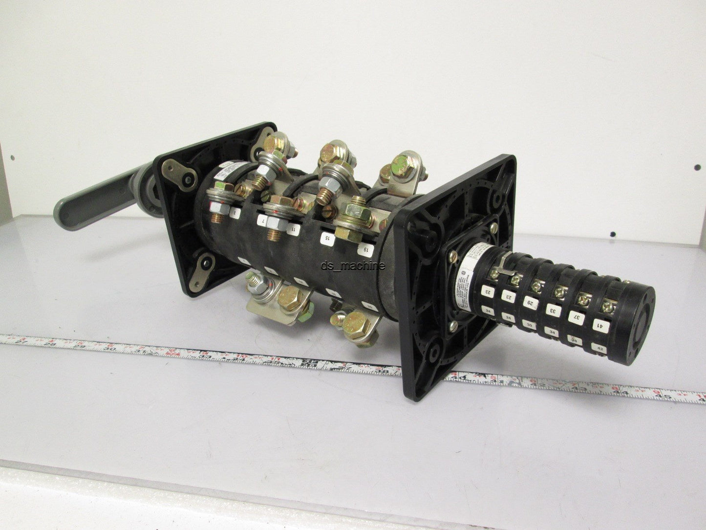 Used Salzer S612 Rotary Cam Switch 690V 60A 20 Pole w/ Auxiliary Contacts