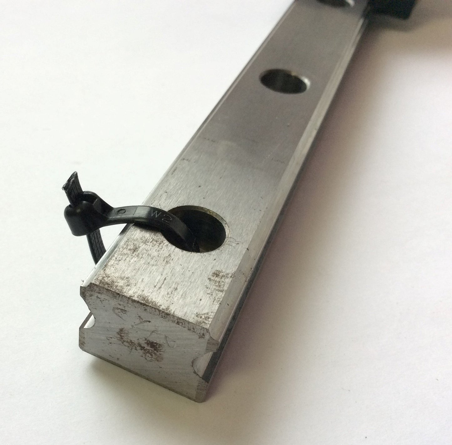 Used MiSUMi SXWT 33 Heavy Load Linear Rail with Carriage, Wide Block, 23mm x 17.5"L