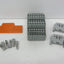 Used Lot of 8 Wago 281 4-Conductor 2-Circuit Terminal Blocks, 600V 20A, w/ Extras