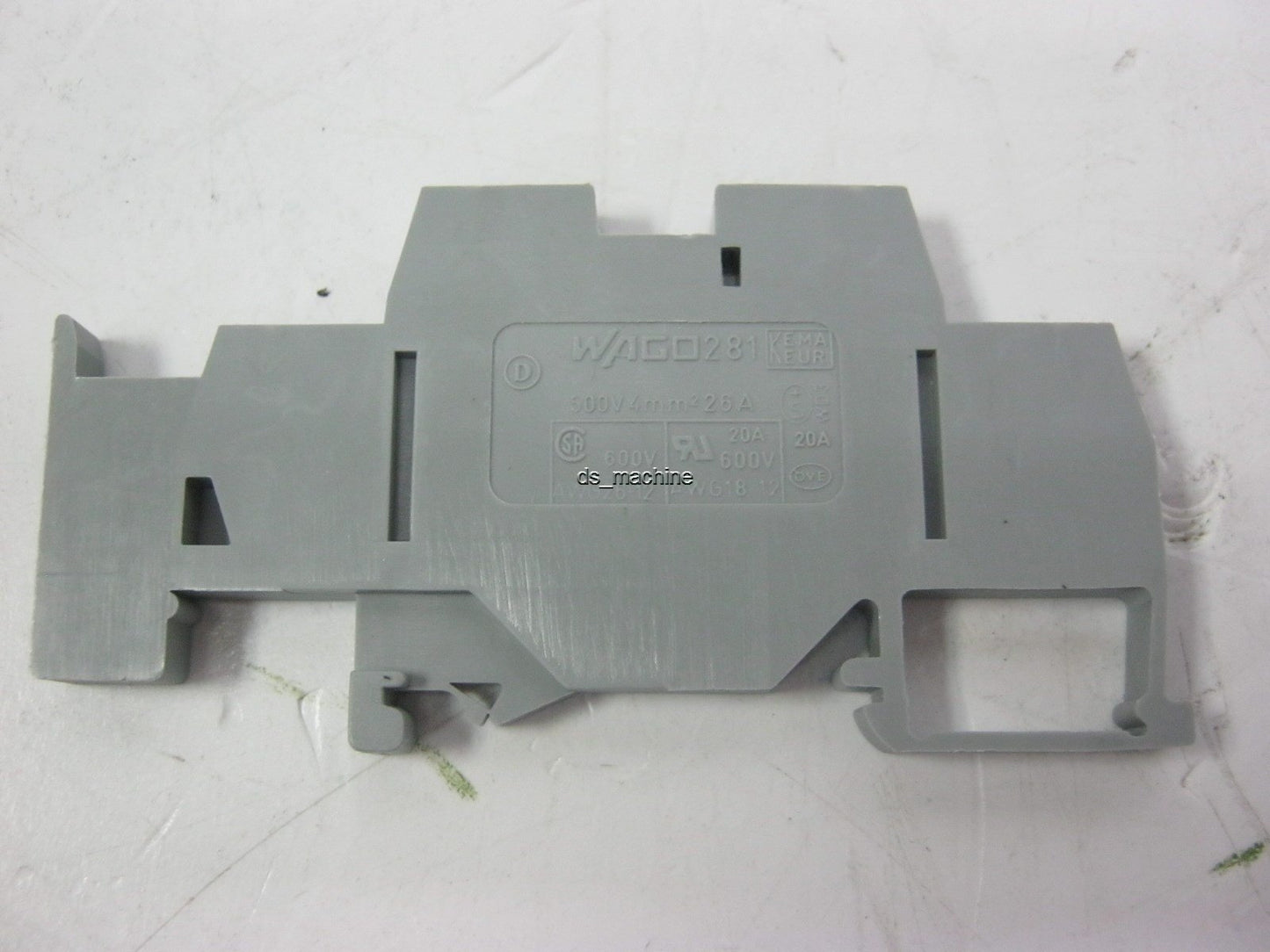 Used Lot of 8 Wago 281 4-Conductor 2-Circuit Terminal Blocks, 600V 20A, w/ Extras