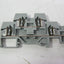 Used Lot of 8 Wago 281 4-Conductor 2-Circuit Terminal Blocks, 600V 20A, w/ Extras