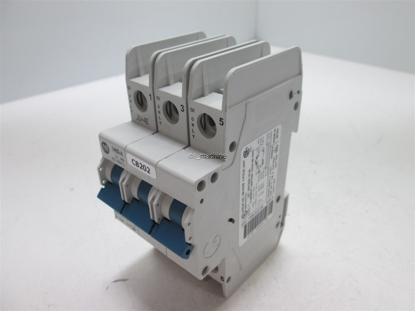 Used Allen Bradley 1489-A3C130 3-Pole Circuit Breaker 480/277V