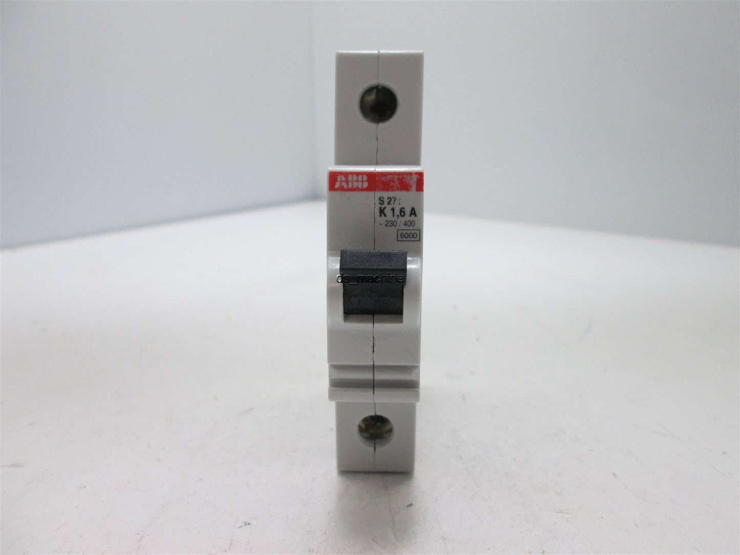 Used ABB S 271 K1.6A Single Pole Circuit Breaker 1.6A, 277/480VAC