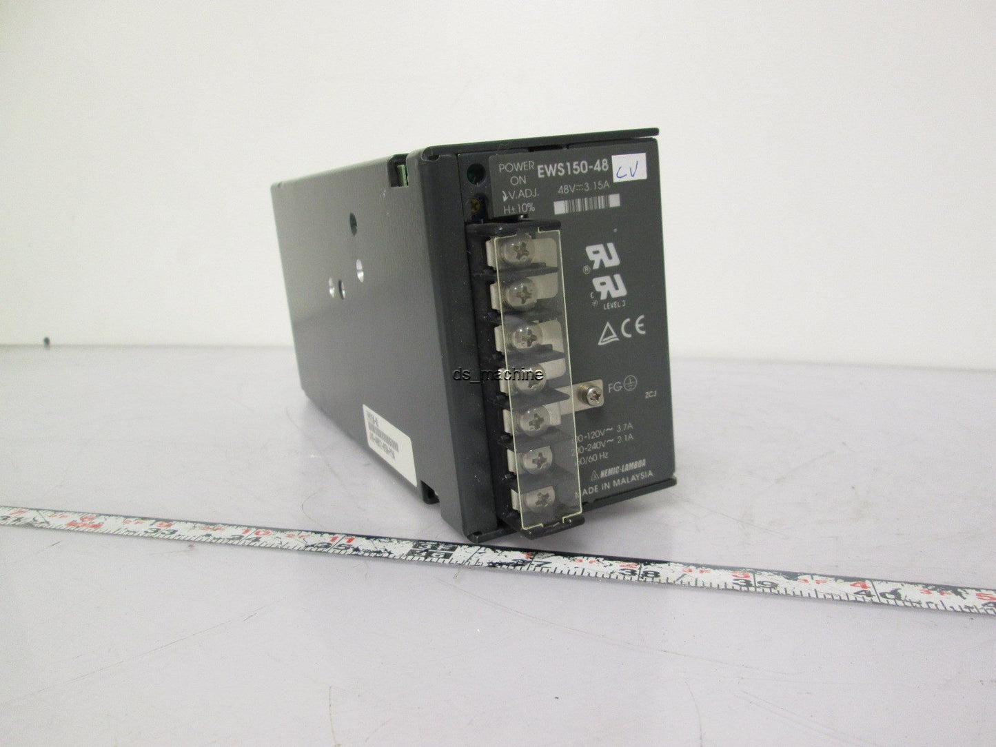 Used Lambda EWS150-48 Power Supply 120/240VAC Input 48VDC 3.15A Output 150W