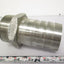 Used 2" NPT to 2" Hose Adapter 316 Stainless Steel