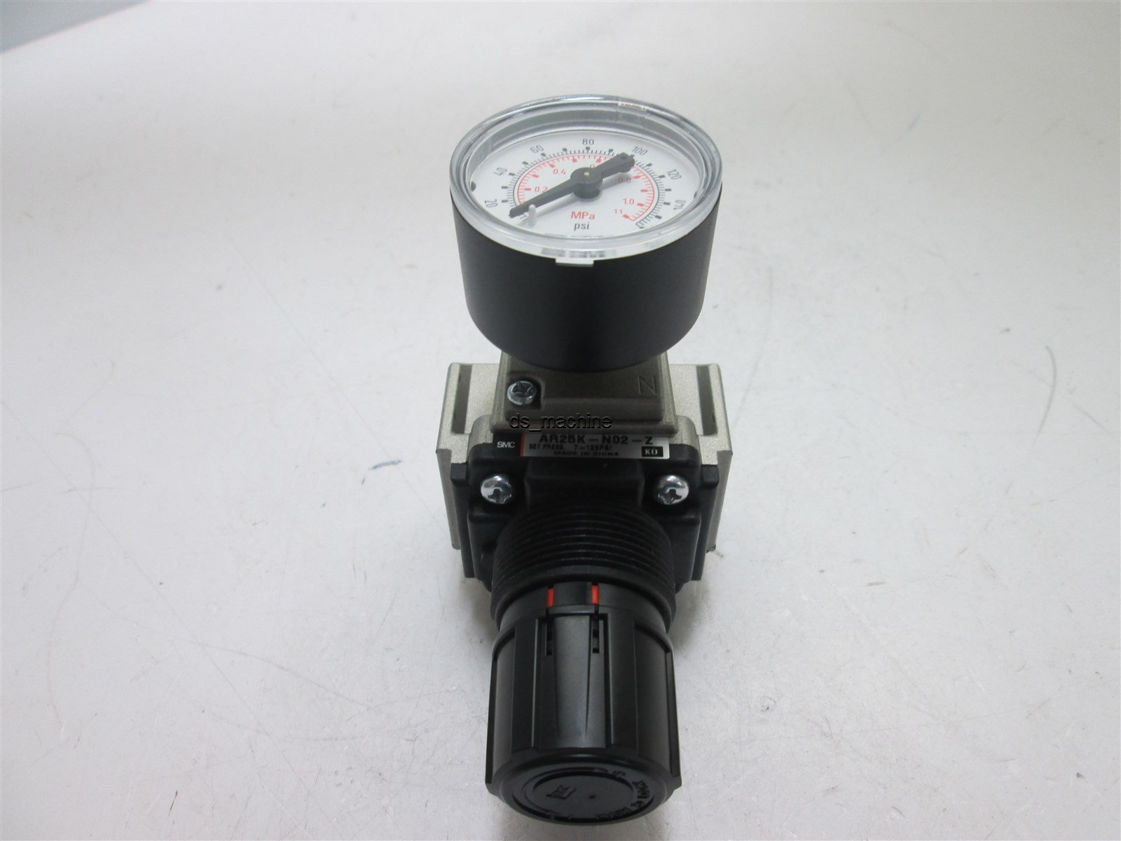 SMC AR25K-N02-Z Regulator 7-125PSI w/ Backflow Function w/ Gauge – Next ...