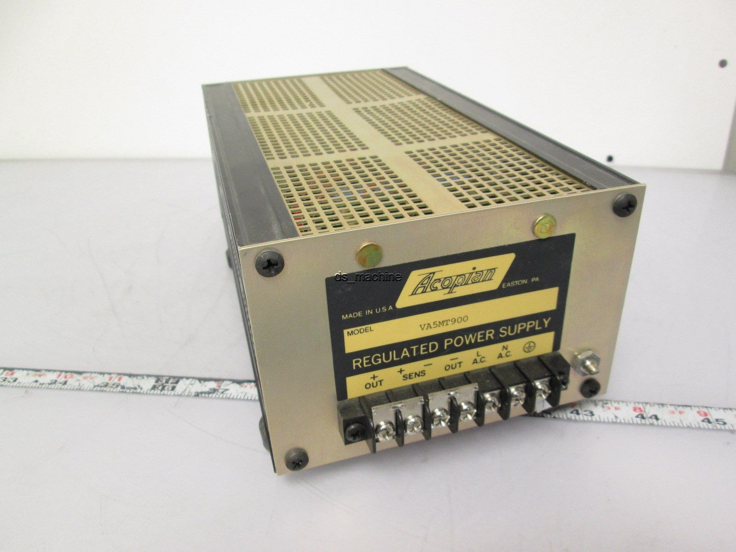 Used Acopian VA5MT900 Regulated Power Supply 105-125VAC to 5VDC @ 5.5-9A