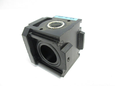 Used Wilkerson NJ8-06-A000 Diverter Block, 3/4" NPT Out, 1/4" NPT Aux (2x)