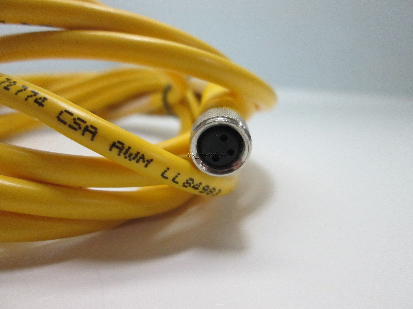 Used Turck U2515-65 Cable, 7' long, 3 Conductor, M8 Female Connector