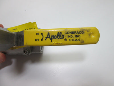 Used Apollo 76-105-01 SS Ball Valve 1" NPT, CF8M Body 316 SS Construction, RPTFE Seat