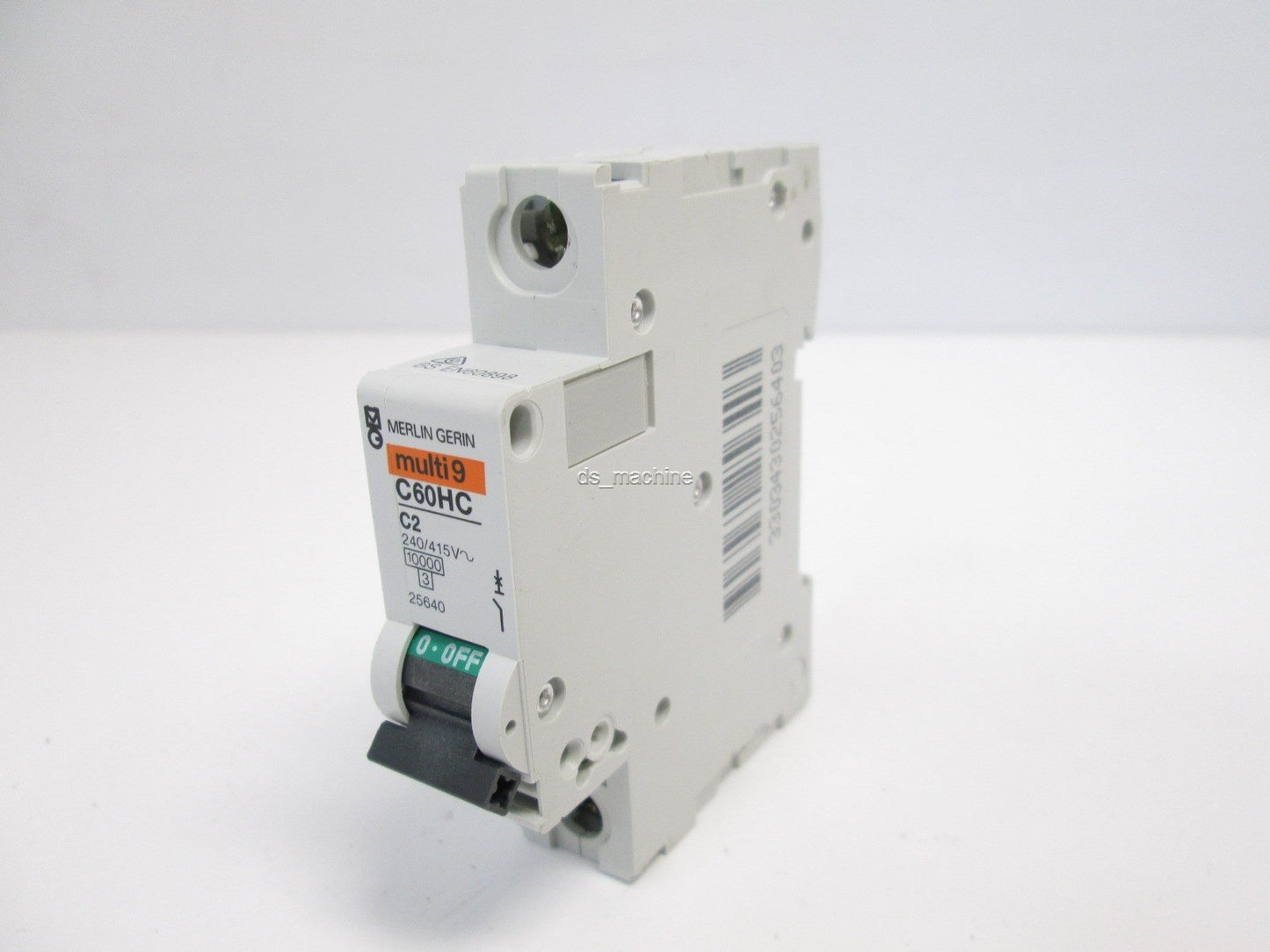 Used Merlin Gerin C60HC102 Circuit Breaker, 1 Pole, 2 Amp, 415V