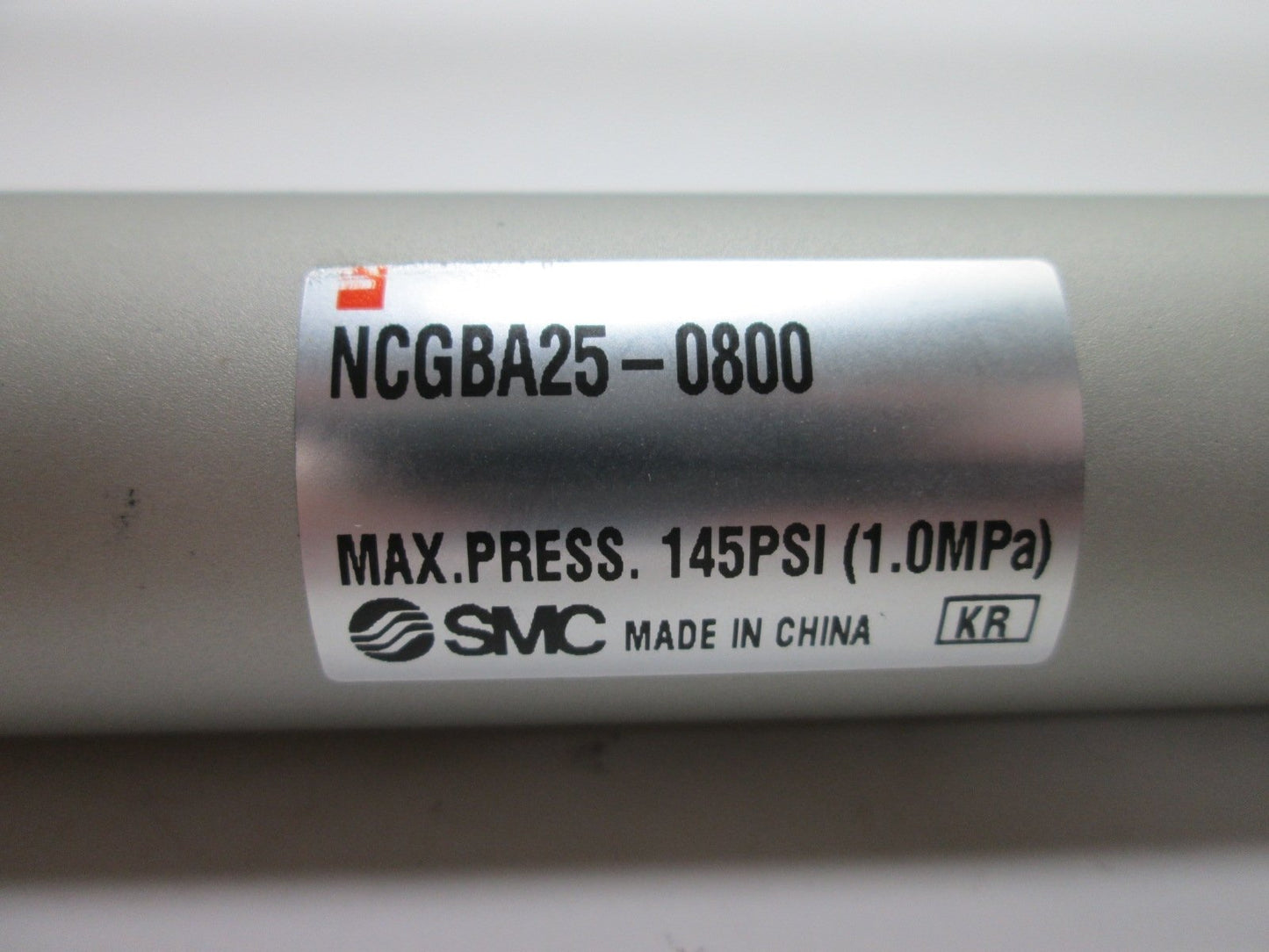 Used SMC NCGBA25-0800 Double Acting Single Rod Air Cylinder 10-32 Ports