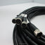 Used Lot of 4 Pico M8 3 Pin Female Cables 3/24 AWG Polyurethane Jacket 15' Long