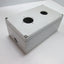 Used Hoffman Q-20129PCD Plastic Pushbutton Enclosure Box 200 x 120 x 85mm *Holes