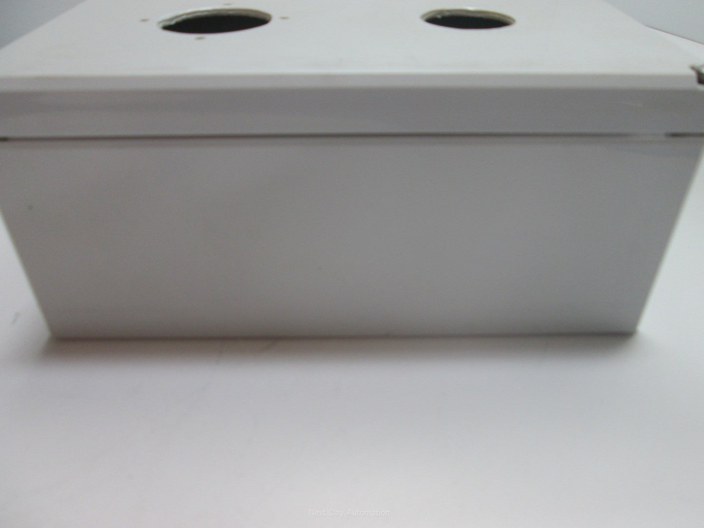 Used Hoffman Q-20129PCD Plastic Pushbutton Enclosure Box 200 x 120 x 85mm *Holes