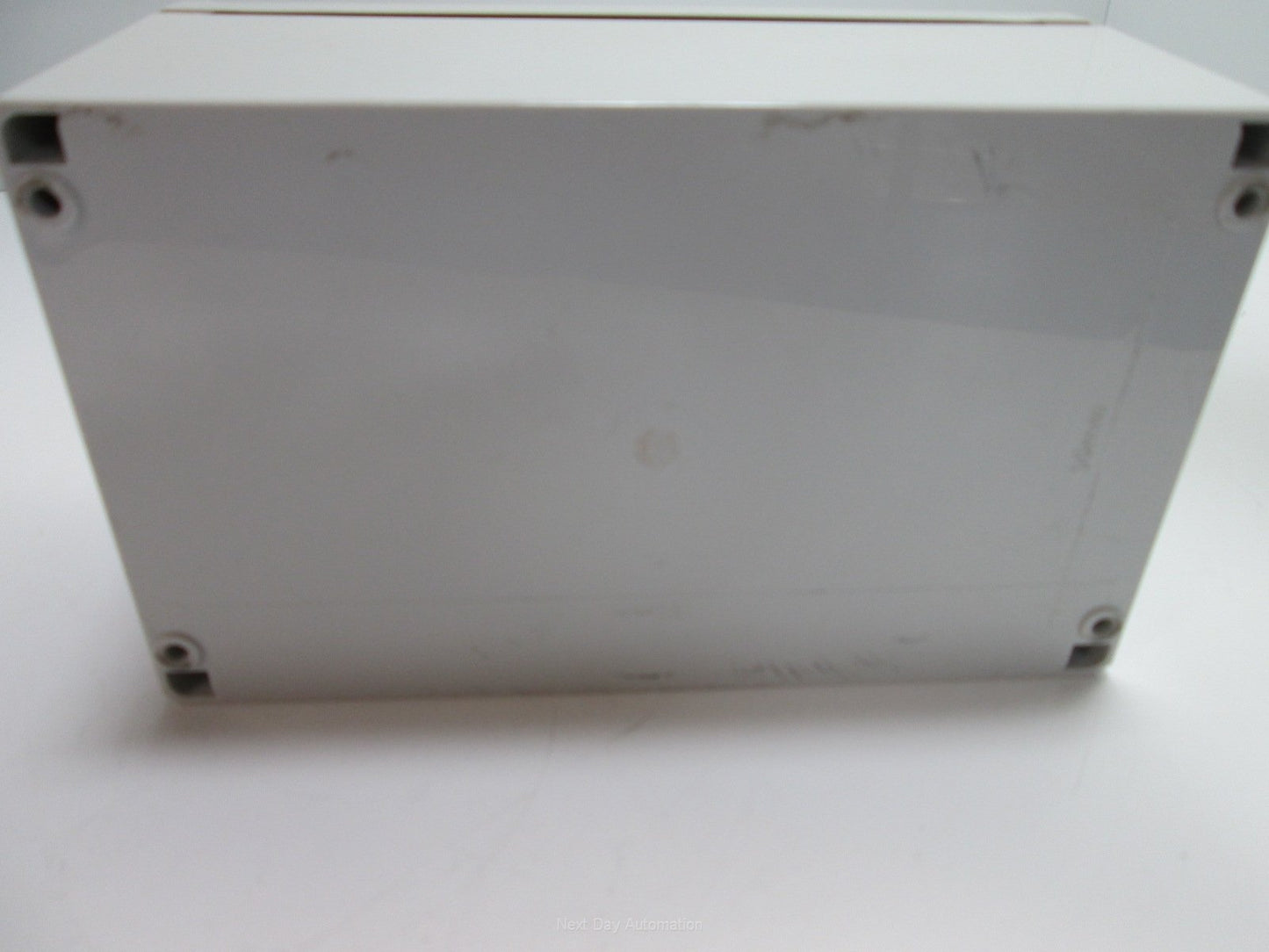 Used Hoffman Q-20129PCD Plastic Pushbutton Enclosure Box 200 x 120 x 85mm *Holes