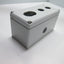 Used Hoffman Q-1689PCD Pushbutton Polycarbonate Enclosure 153 x 73 x 79mm, Box-Lid