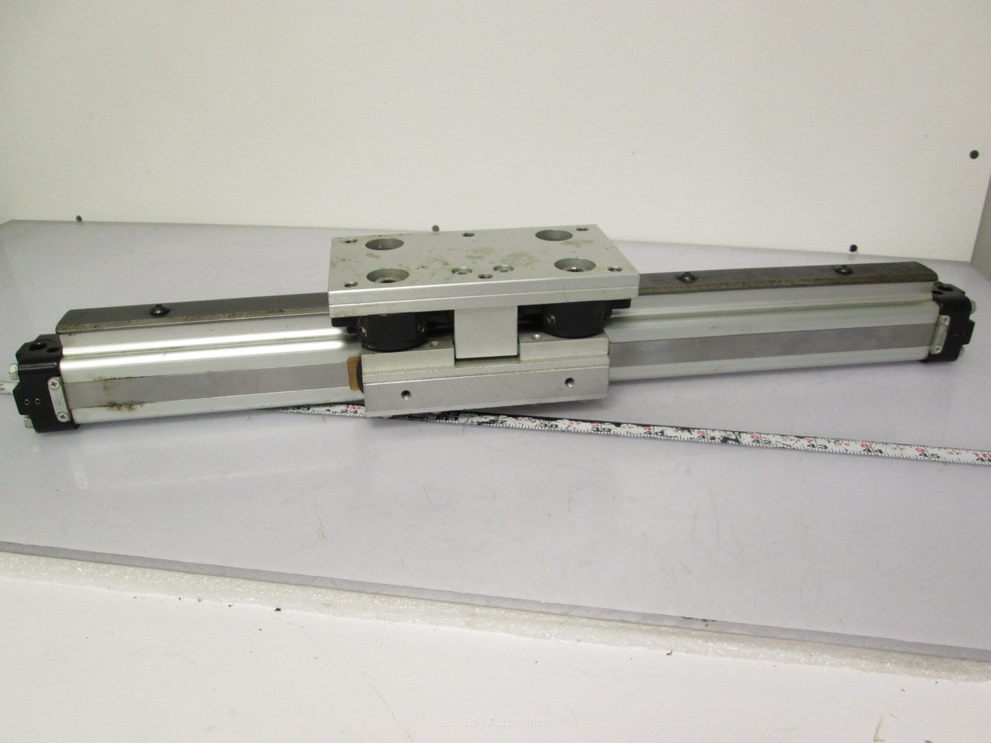 Used Hoerbiger 25-2021/PGX12-BM Rodless Cylinder Slide Table 25mm 12" Stroke 120PSI