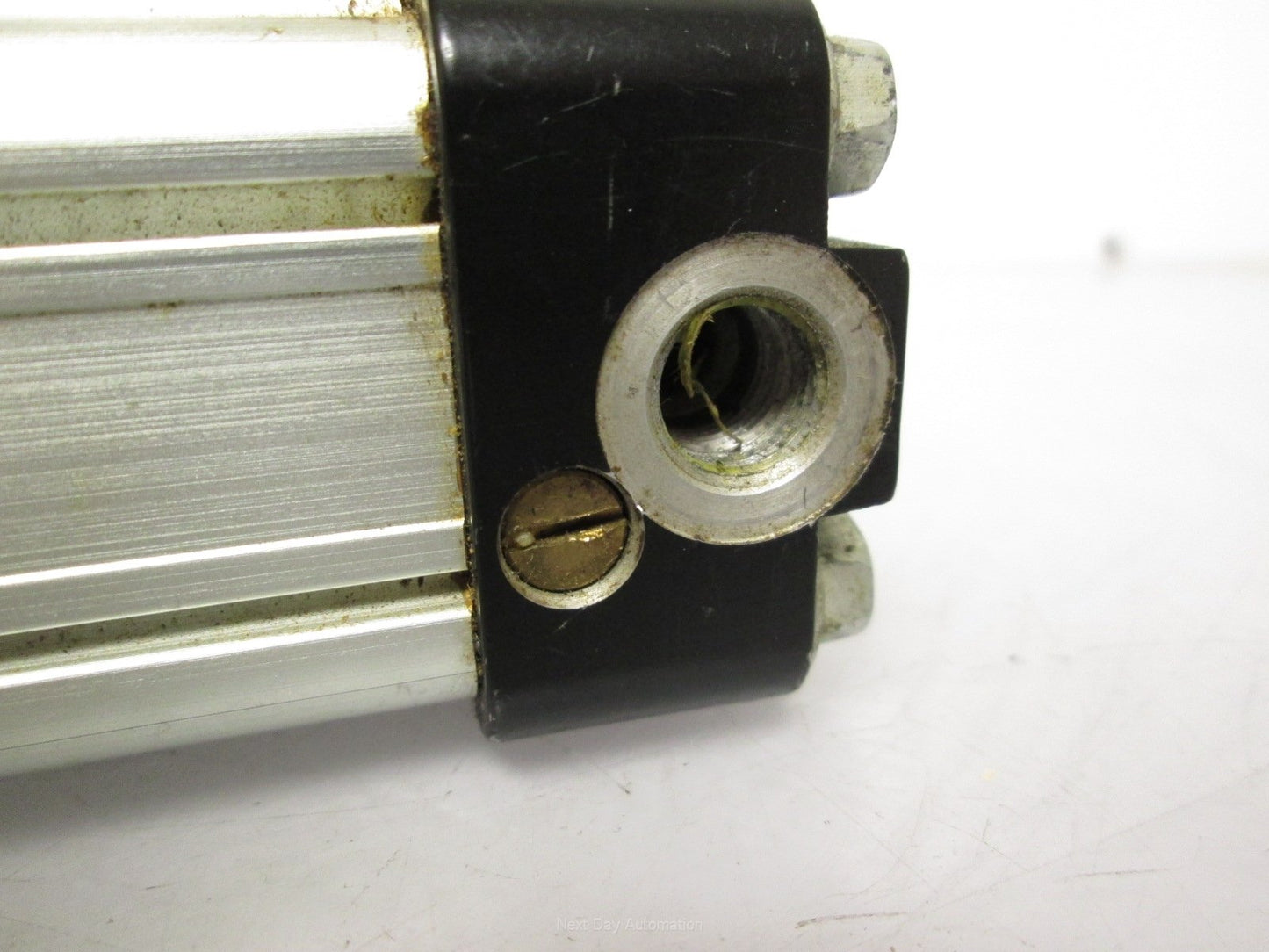Used Hoerbiger 25-2021/PGX12-BM Rodless Cylinder Slide Table 25mm 12" Stroke 120PSI