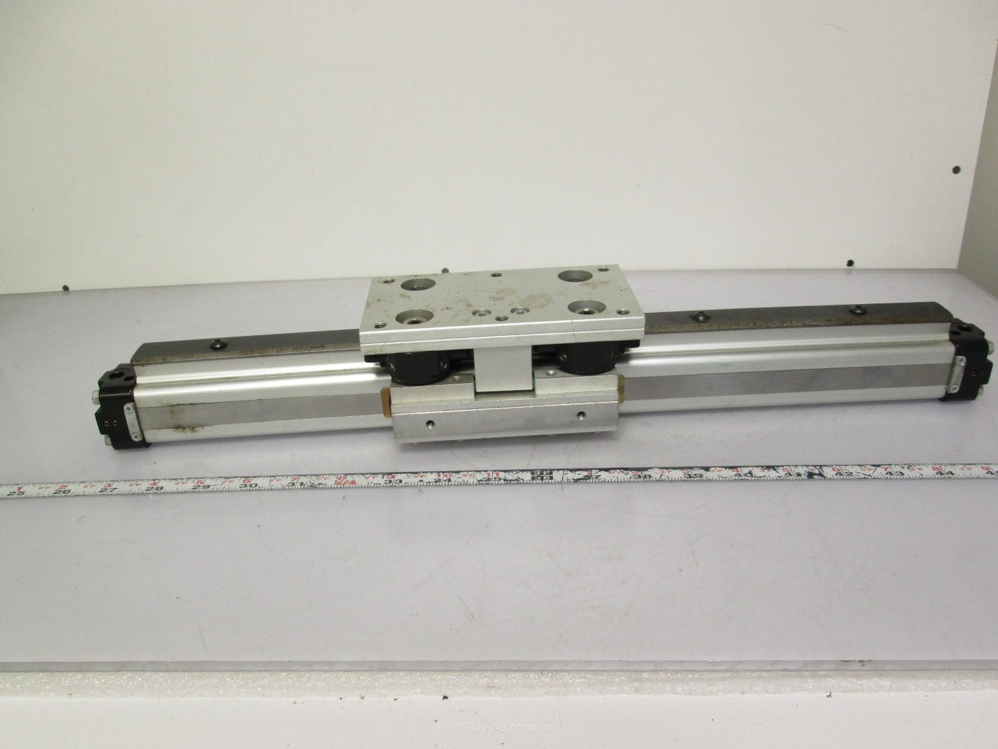 Used Hoerbiger 25-2021/PGX12-BM Rodless Cylinder Slide Table 25mm 12" Stroke 120PSI