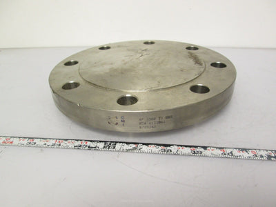 Used CMI 4" Titanium Flange Blank 150PSI Grade 2