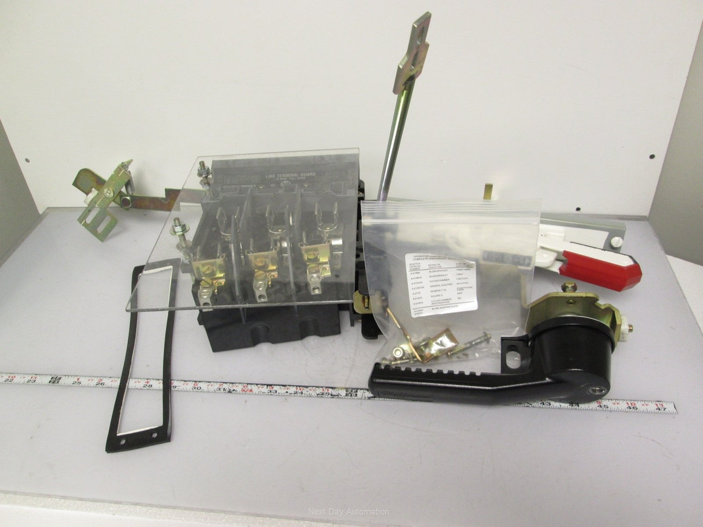 Used Allen Bradley 1494V-DS60 Ser A Fused Disconnect 600VAC 60A w/ Enclosure Latch