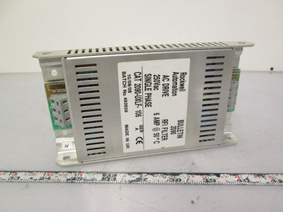 Used Allen Bradley 2090-UXLF-106 Ser A Drive Filter 250VAC 6A Single Phase