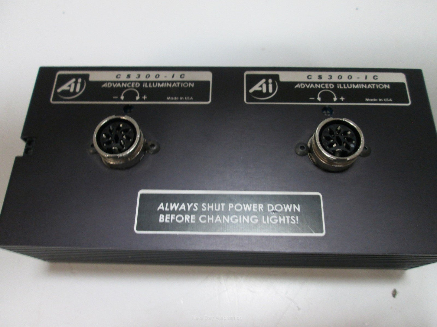 Used Advanced Illumination CS300-IC Dual Output Constant Current Source, 24VDC 1.25A
