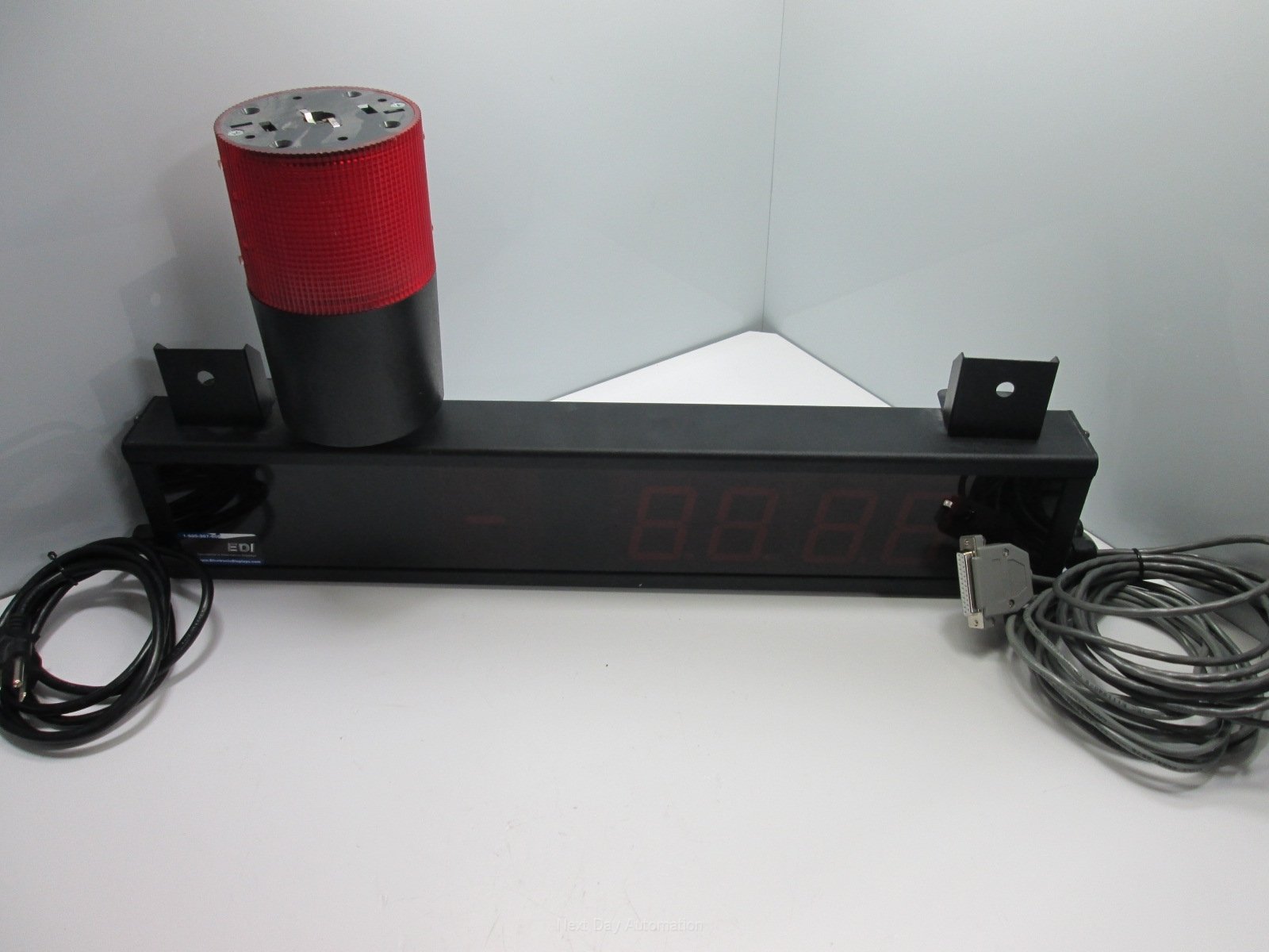 EDI Timer Down 5 Digit Clock Positive / Negative Stacklight *No Bulb ...