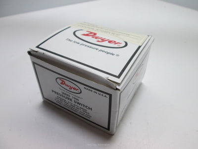 Used Dwyer 1910-0 Compact Low Differential Pressure Switch, 15A at 120-480VAC