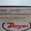 Used Dwyer 1910-0 Compact Low Differential Pressure Switch, 15A at 120-480VAC