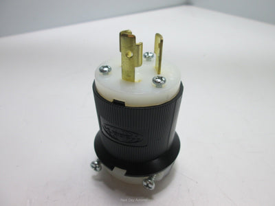 New *New* Hubbell 2321 Twist-Lock Male Plug, 20A 250V