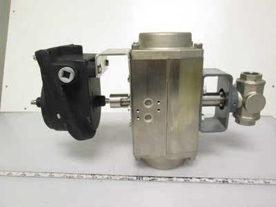 New Air Torque 25SR5 Spring Return Actuator w/Durco Snap Switch 2 SPDT Switches