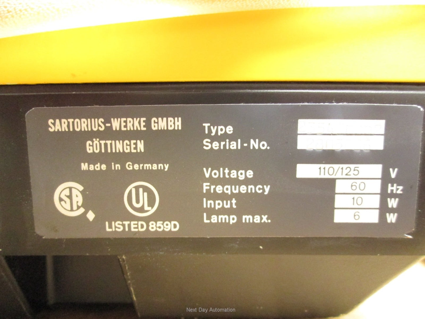 Used Sartorius 2354 Analog Analytical Balance 1000g Capacity 0.01g Resolution 120VAC