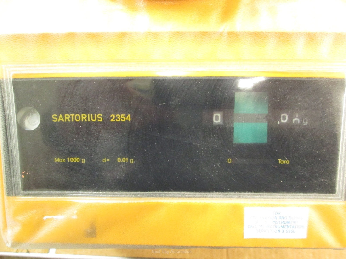 Used Sartorius 2354 Analog Analytical Balance 1000g Capacity 0.01g Resolution 120VAC