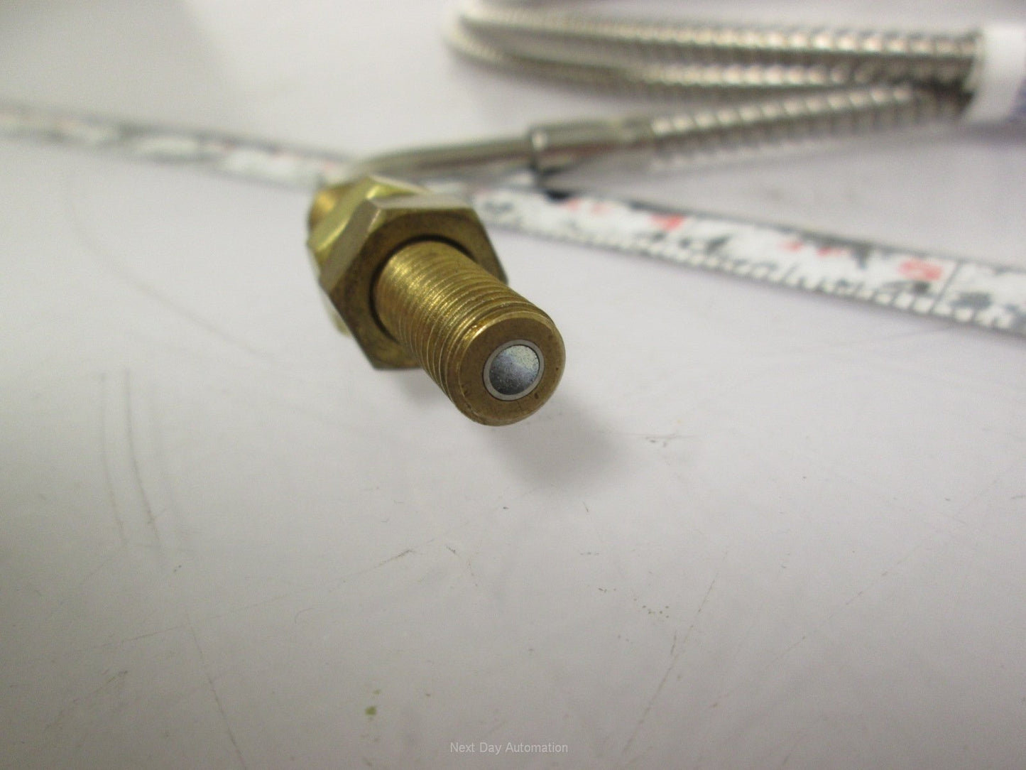 Used Tri-Tronics F-A-60TR Fiber Optic Cable 60" Stainless Steel 0.125" Bundle 90° End