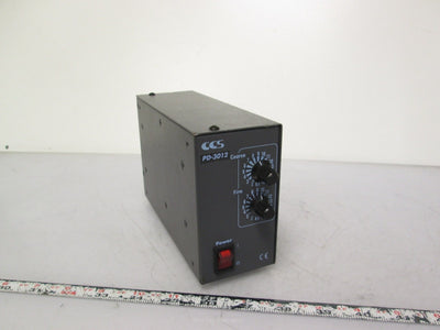 Used CCS PD-3012 Light Controller 100-240VAC 50/60Hz to 12VDC 28W Coarse and Fine