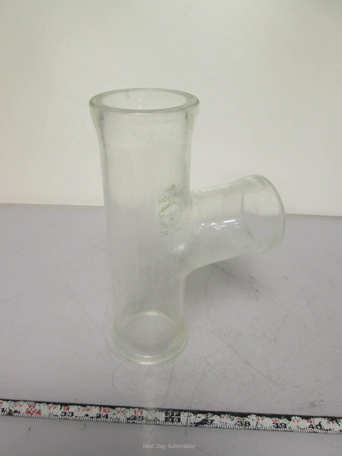Used Laboratory Glassware 2" Tee Double Tough Pyrex Construction