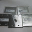 New Lot of 5 New Leviton 84025 2-Gang Stainless Steel Blank Cover Plate, 4" x 4"