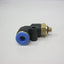 New Lot of 25 New Pneumatic Push-In Fitting: 4mm Tubing, 90° Elbow, M5 x 0.8 Thread