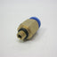 New Lot of 25 New Pneumatic Push-In Fitting: 4mm Tubing, Straight, M5 x 0.8 Thread