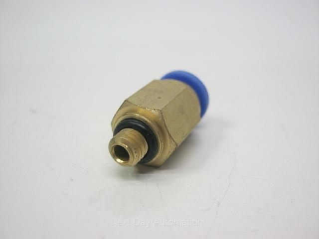 New Lot of 25 New Pneumatic Push-In Fitting: 4mm Tubing, Straight, M5 x 0.8 Thread