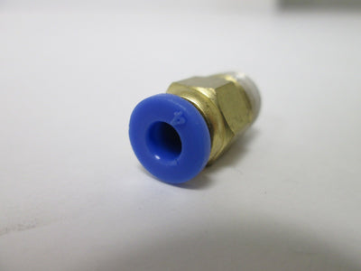 New Lot of 25 New Pneumatic Push-In Fitting: 4mm Tubing, Straight, 1/8NPT Thread