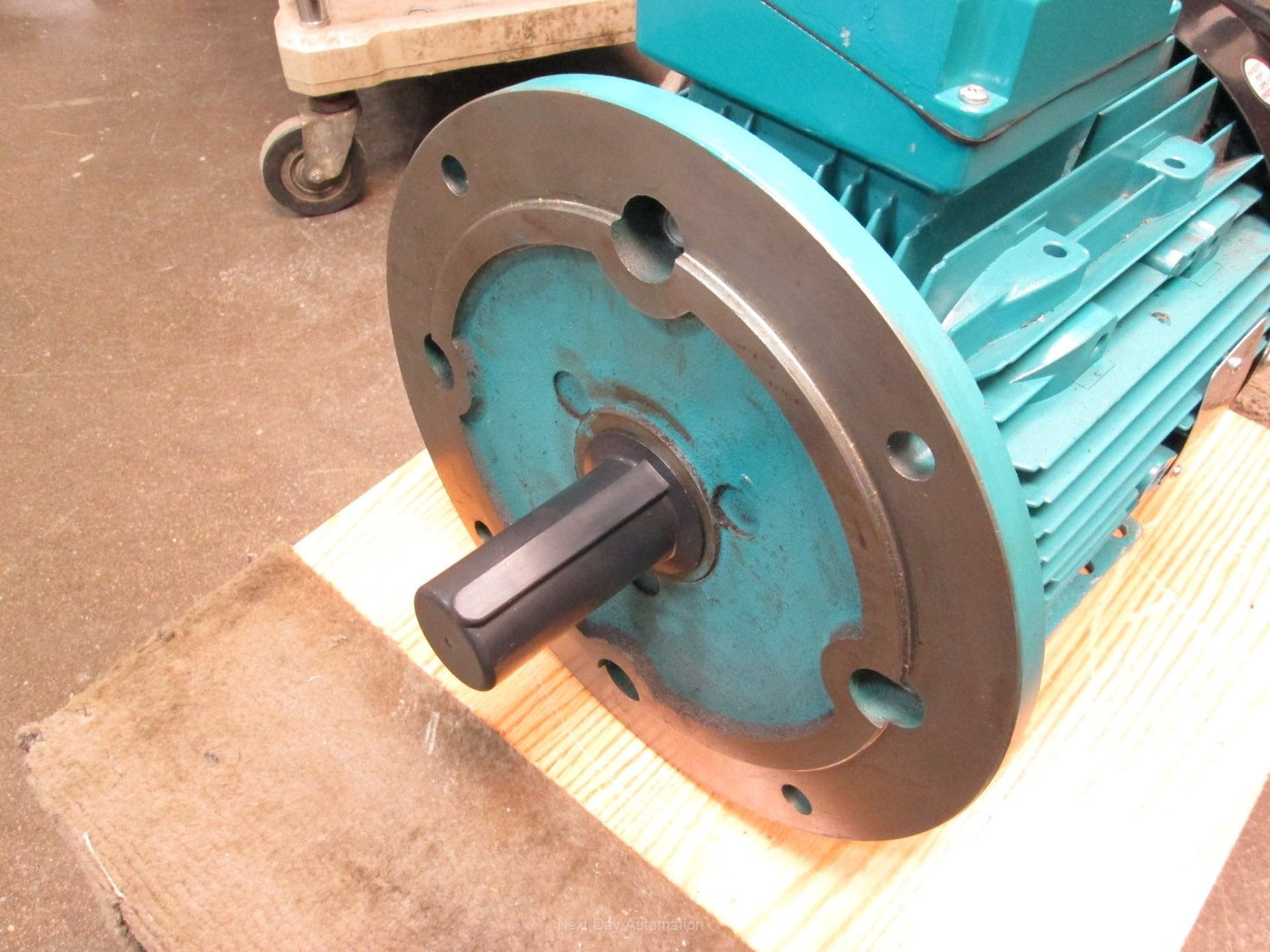Used Brook Crompton 5927211WA 10HP AC Motor 230/460VAC 1750RPM 3PH FR W-DA132MR-D
