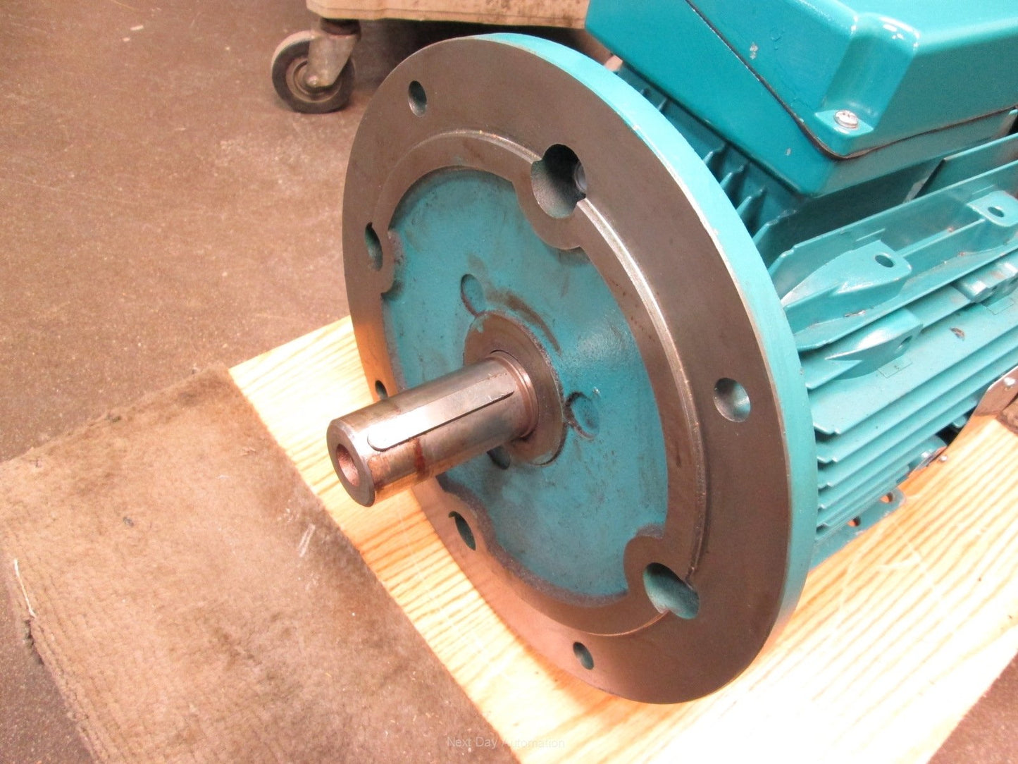 Used Brook Crompton 5927211WA 10HP AC Motor 230/460VAC 1750RPM 3PH FR W-DA132MR-D
