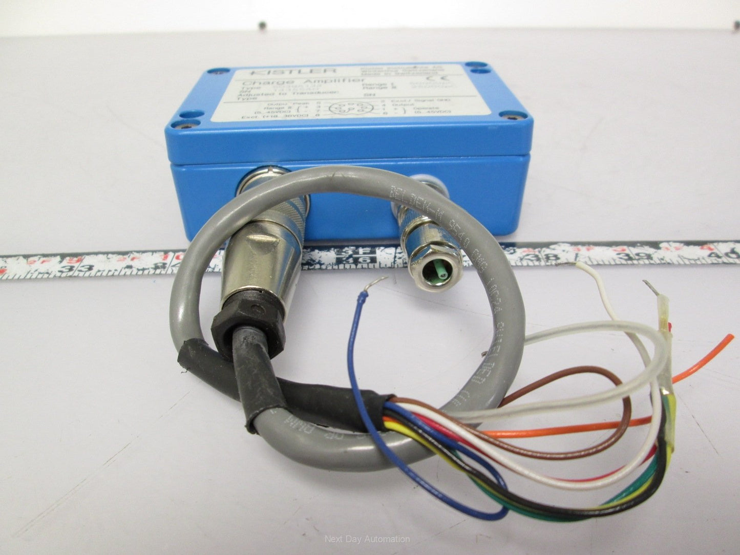 Used Kistler 5039A132 Miniature Charge Amplifier 25000/50000pC Range, 5-45VDC