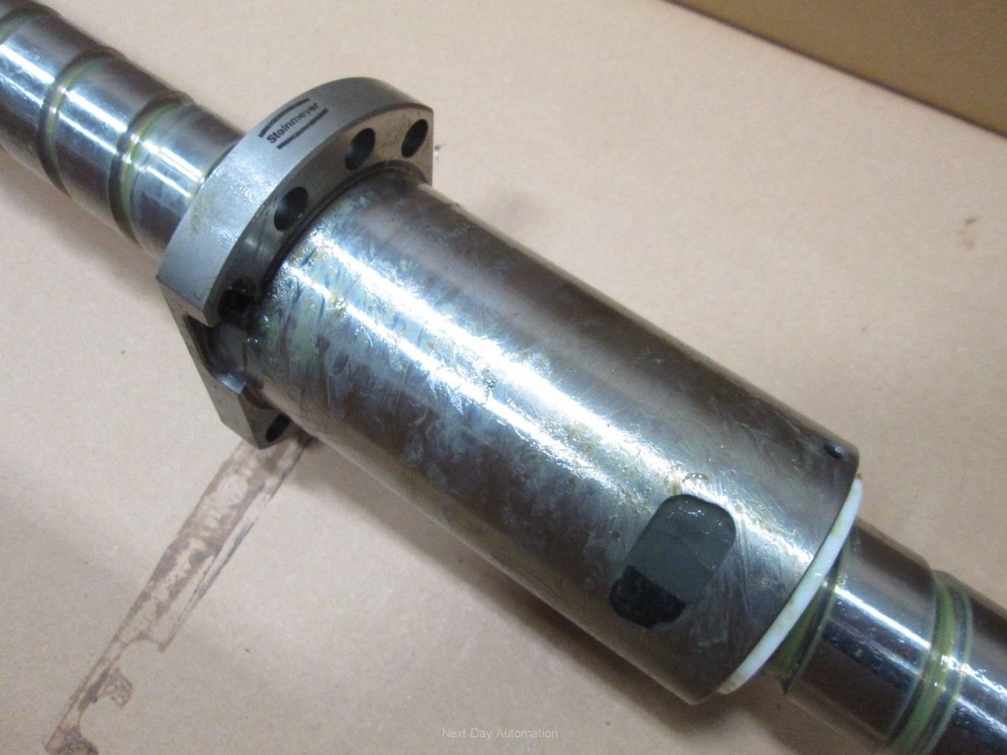 Used Steinmeyer Ball Screw, 40mm Screw, 38"L, 28" Stroke, 23mm Input