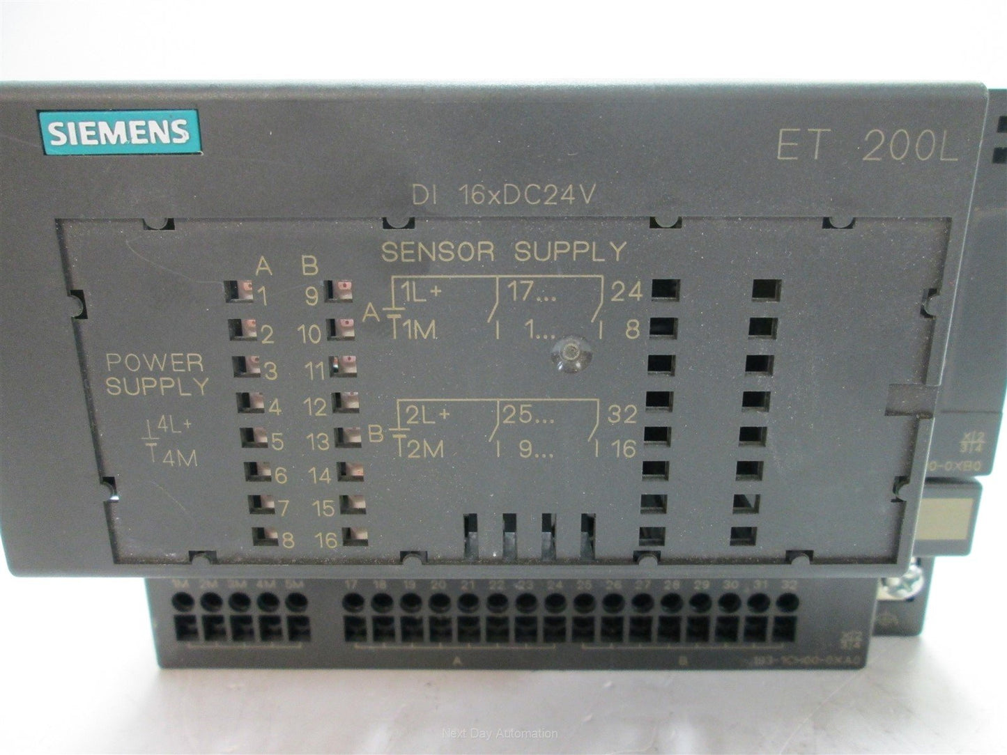 Used Siemens 131-1BH00-0XB0 Electronic Block with 193-1CH00-0XA0 Terminal Block