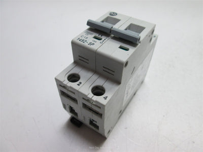 Used Allen-Bradley 1492-SP2C150 Circuit Breaker, 15A, Rating: 480/277VAC 125VDC 10kA