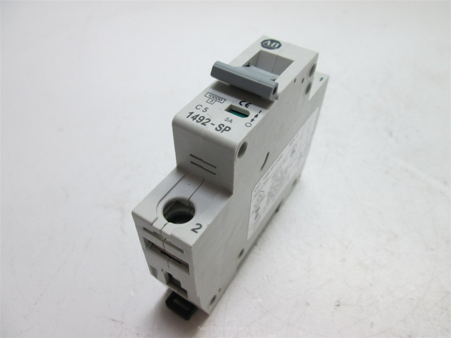Used Allen-Bradley 1492-SP1C050 Circuit Breaker, 5A, Rating: 277VAC 48VDC 10kA